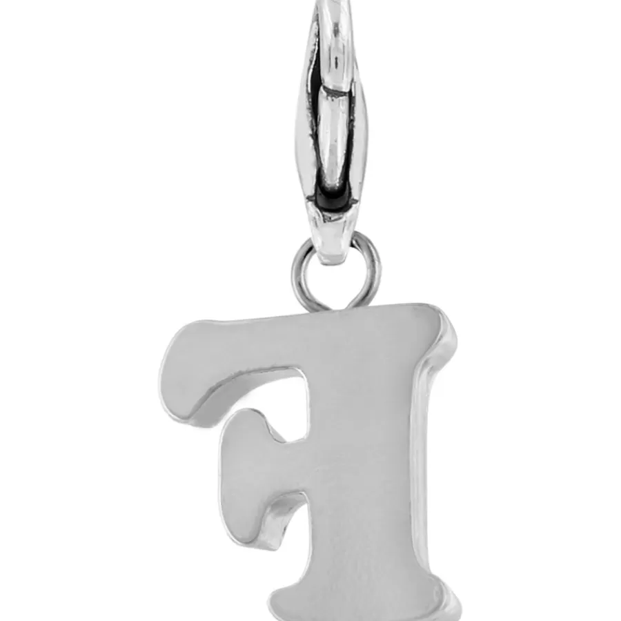 Charms>Brighton ABC Chic Alpha Snap Charm Silver