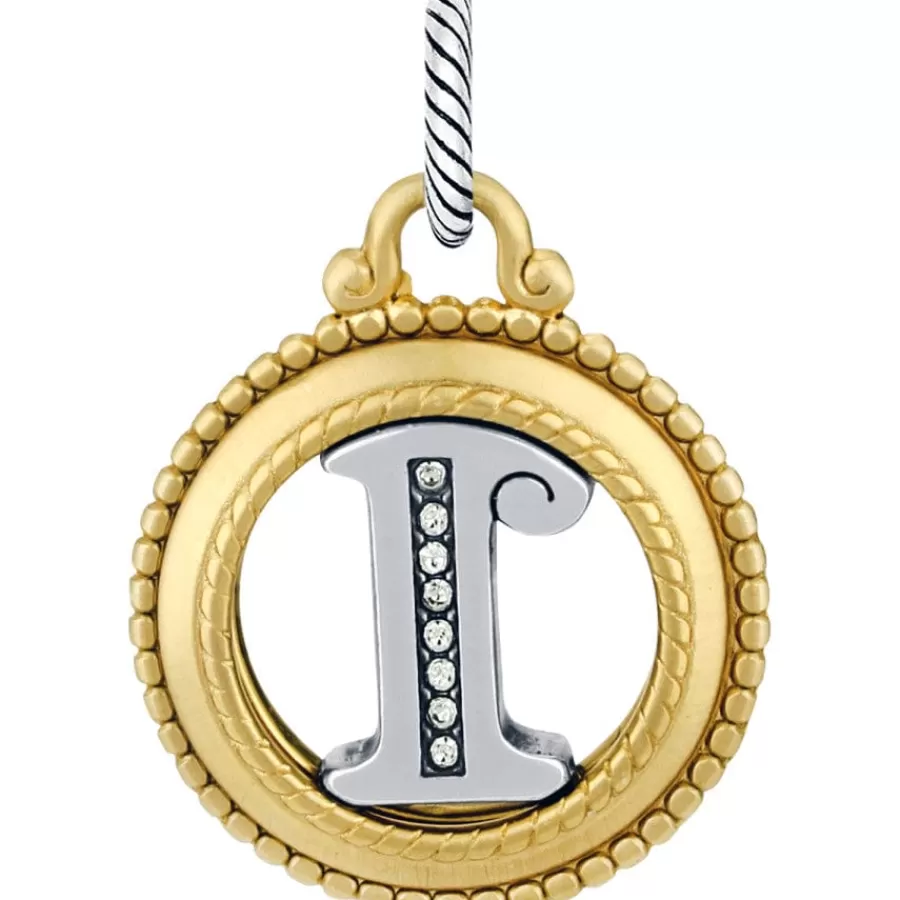 Charms>Brighton ABC Monogram Charm Silver-Gold