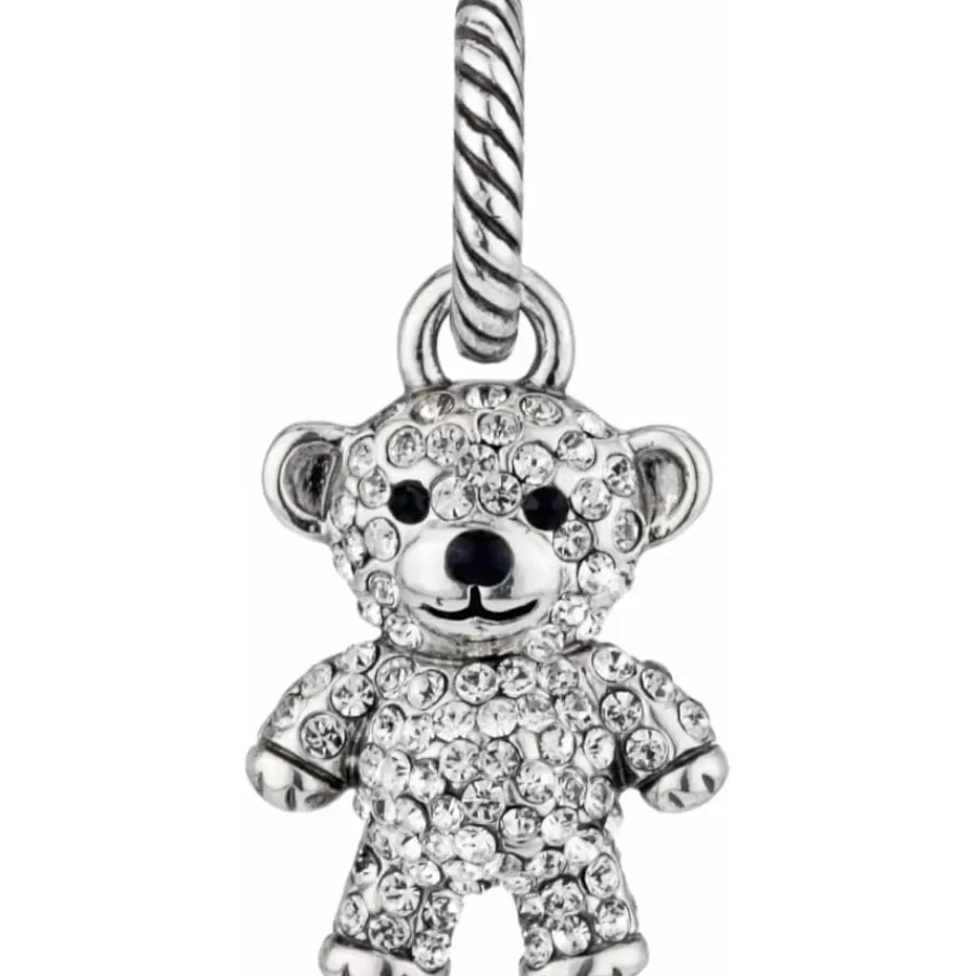 Charms>Brighton ABC Teddy Charm Silver