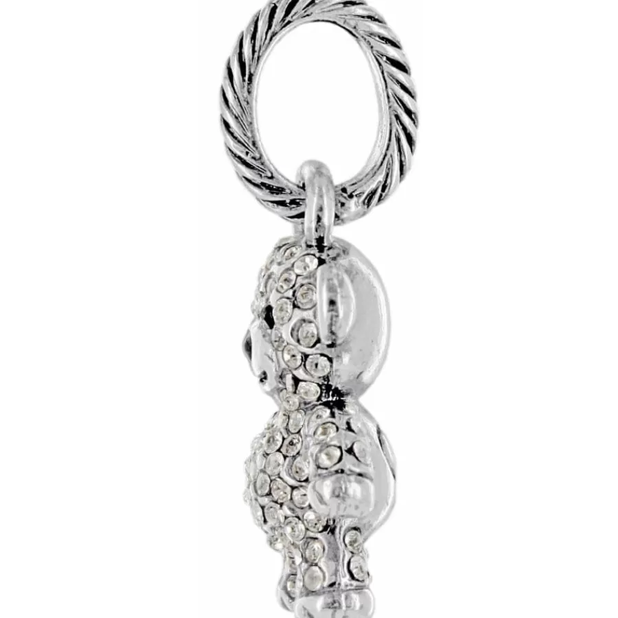 Charms>Brighton ABC Teddy Charm Silver