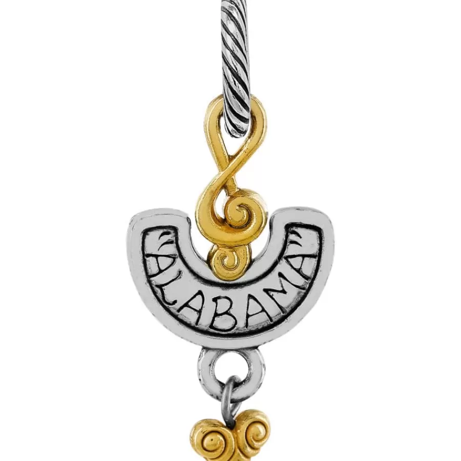 Charms>Brighton Alabama Charm Silver-Gold