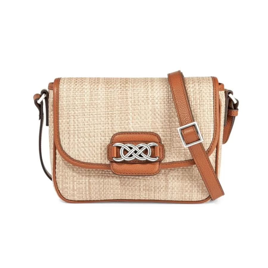 Straw>Brighton Alani Straw Flap Bag Natural-Luggage