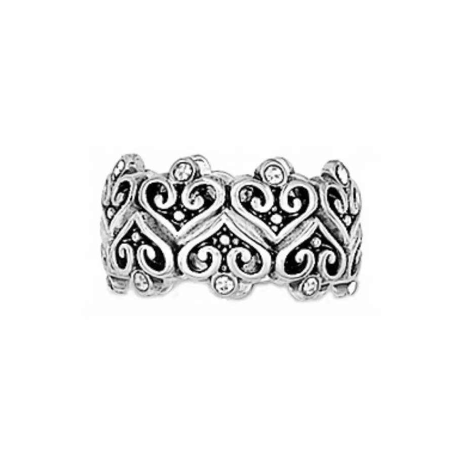 Rings>Brighton Alcazar Heart Ring Silver