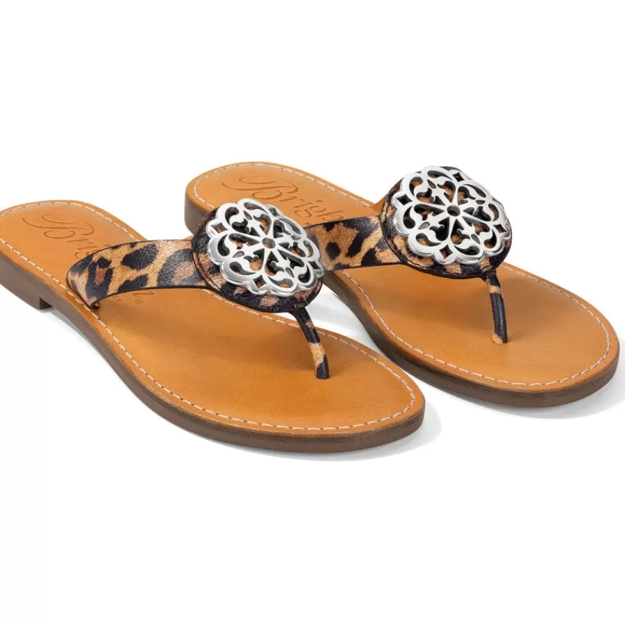 Sandals>Brighton Alice Print Sandals Leopard