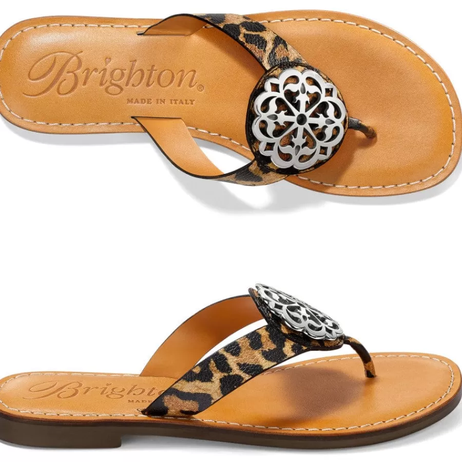 Sandals>Brighton Alice Print Sandals Leopard