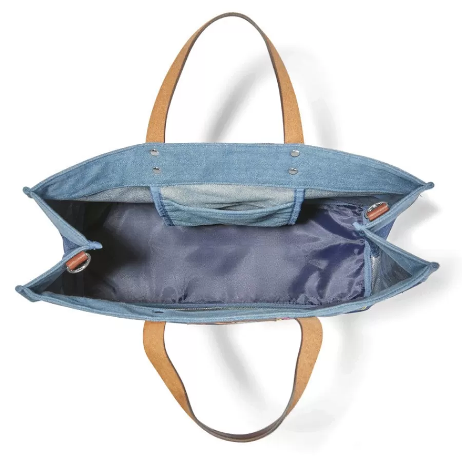 Crossbodies | Totes>Brighton All You Need East West Denim Tote Multi