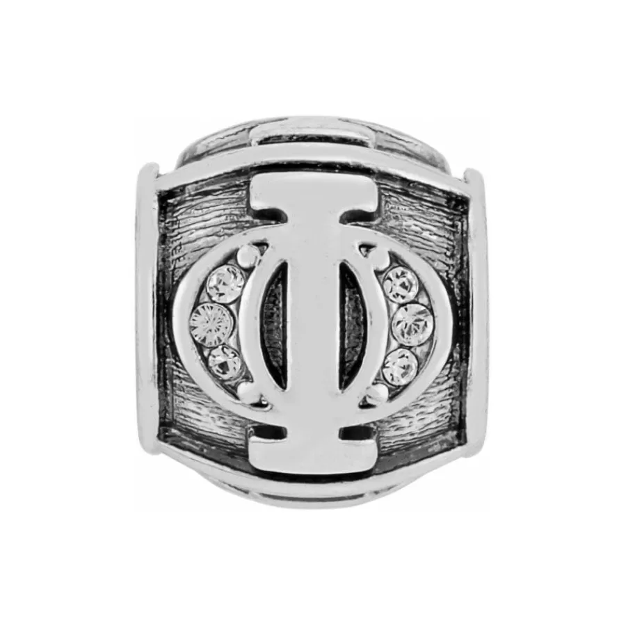 Beads & Spacers>Brighton Alpha Phi Bead Silver