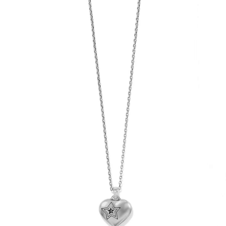 Necklaces>Brighton Americana Heart Necklace Multi