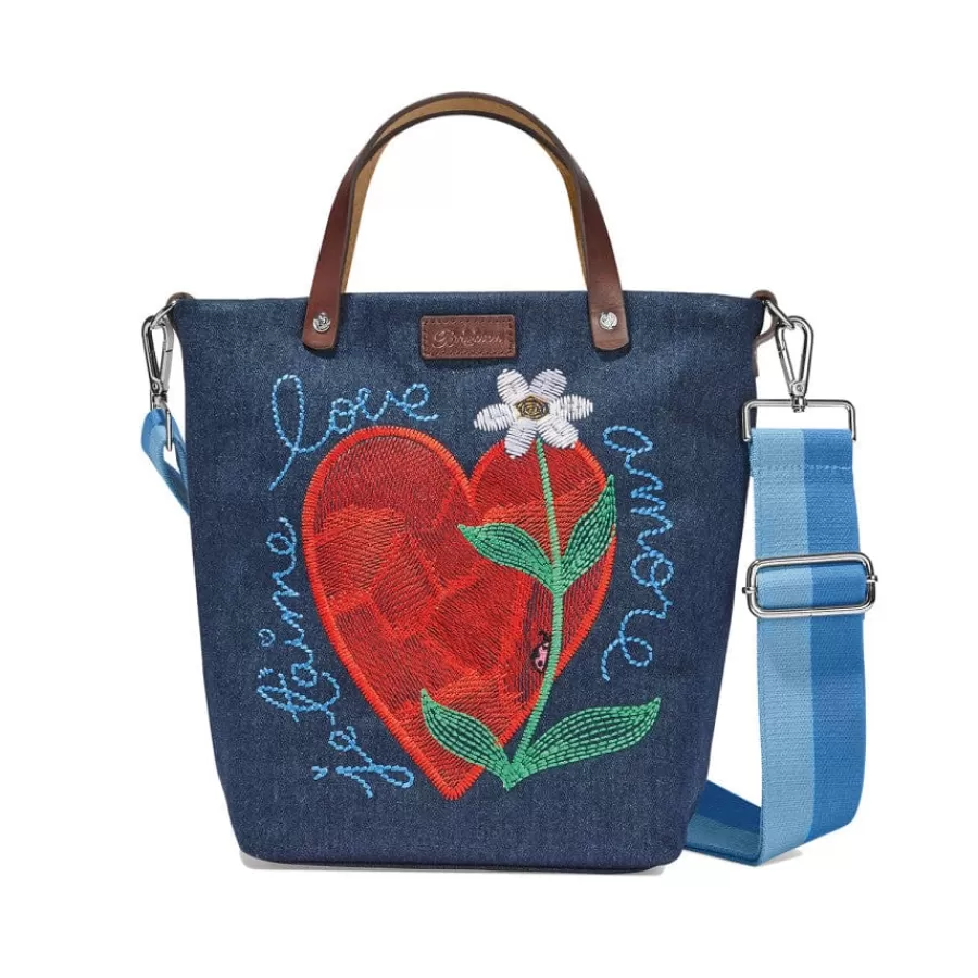 Crossbodies | Totes>Brighton Amoreheart Embroidered Medium Messenger Bag Multi