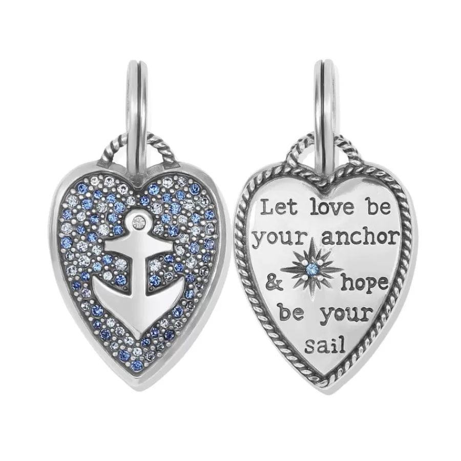 Ready-To-Wear Charm Sets>Brighton Anchor And Soul Charm Gift Set Silver-Blue