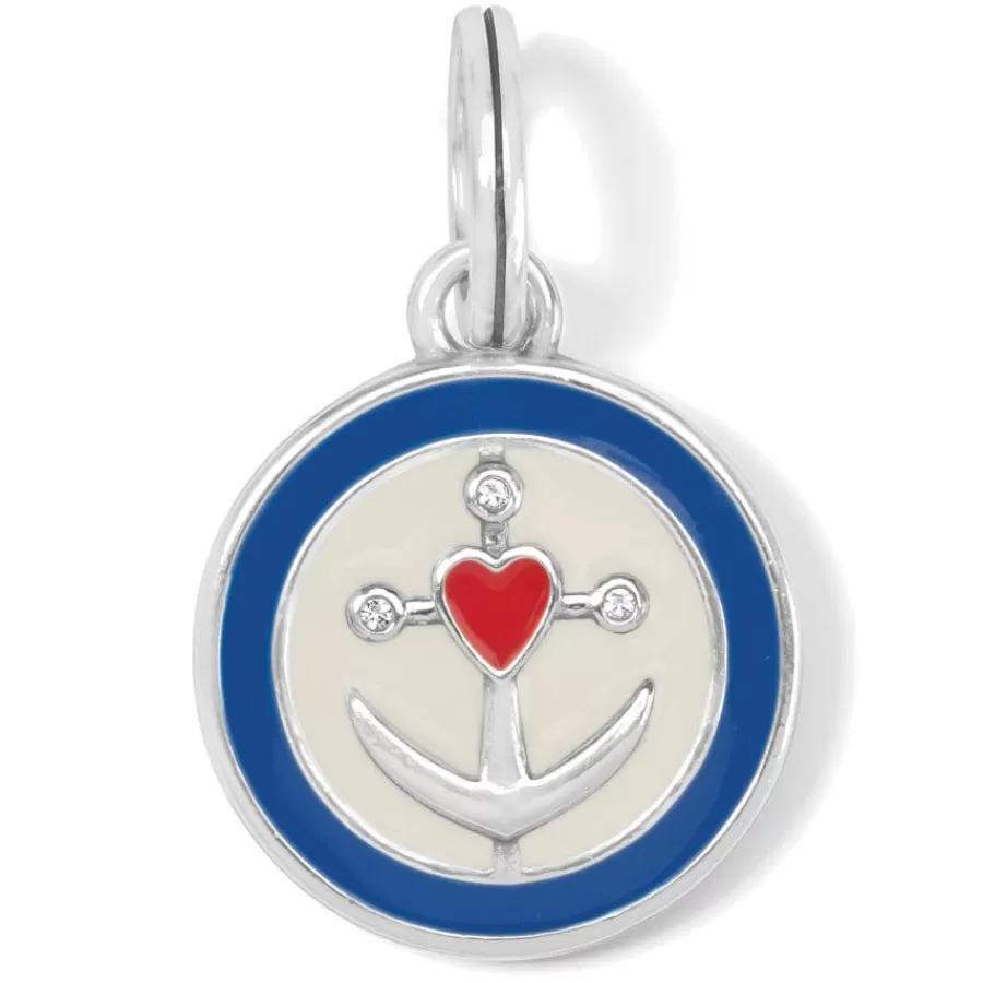 Charms>Brighton Anchor Bay Charm Silver-Multi