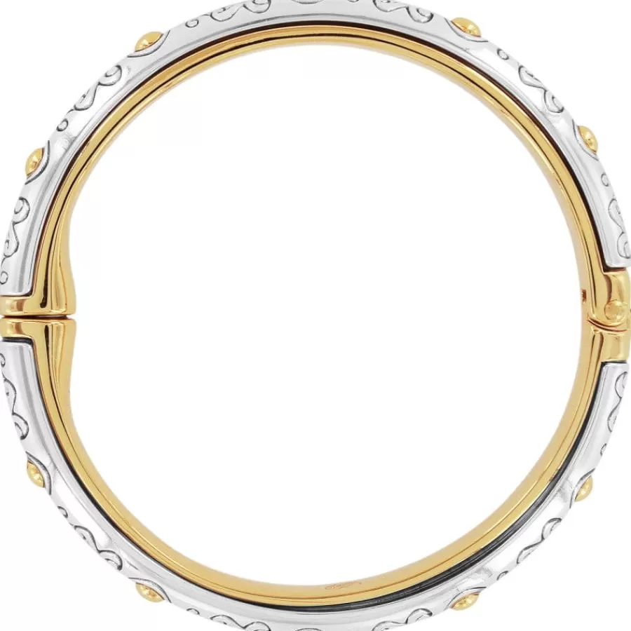 Bracelets>Brighton Aries Hinged Bangle Silver-Gold