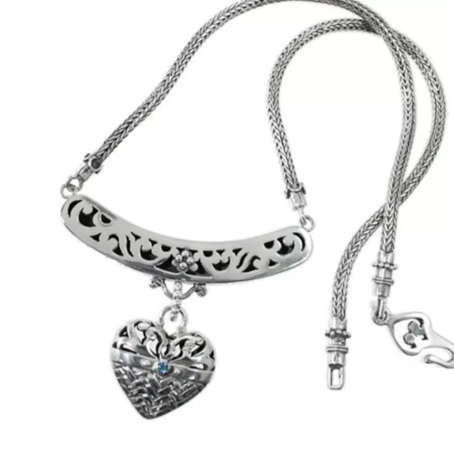 Necklaces>Brighton Bali Smile Necklace Silver