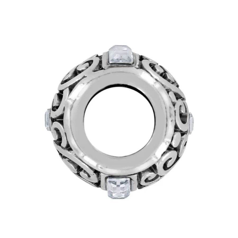 Beads & Spacers>Brighton Baroness Round Bead Silver