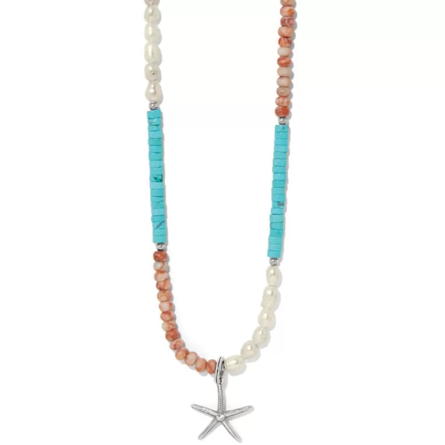 Necklaces>Brighton Beachcomber Adaptable Necklace Silver-Multi