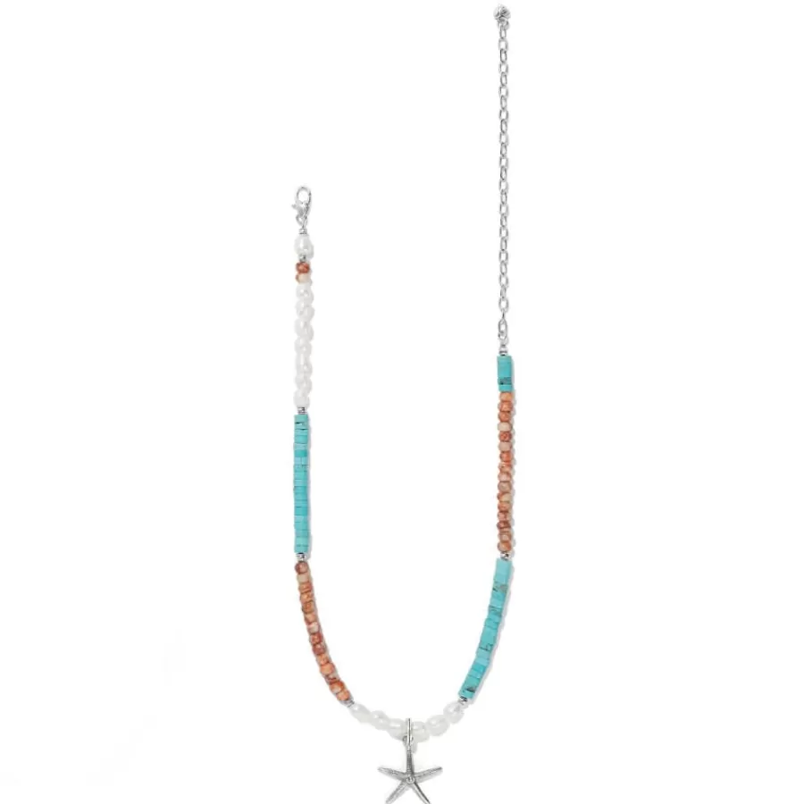 Necklaces>Brighton Beachcomber Adaptable Necklace Silver-Multi