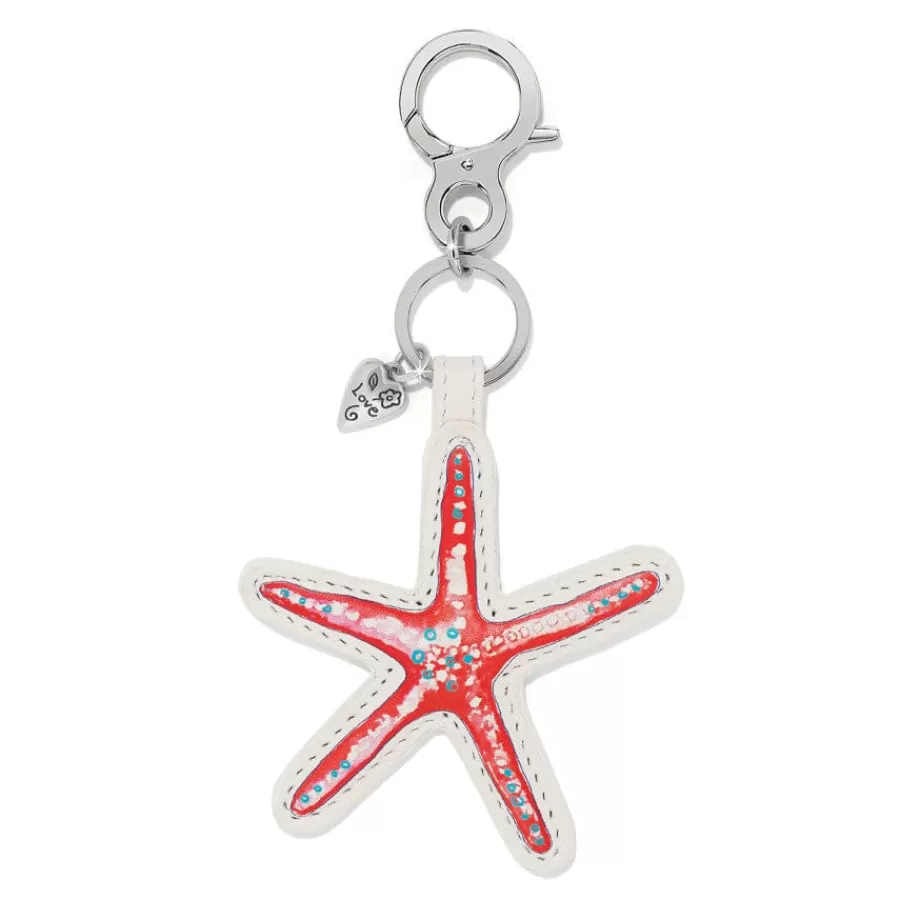 Key Fobs>Brighton Beachcomber Starfish Handbag Fob White-Multi