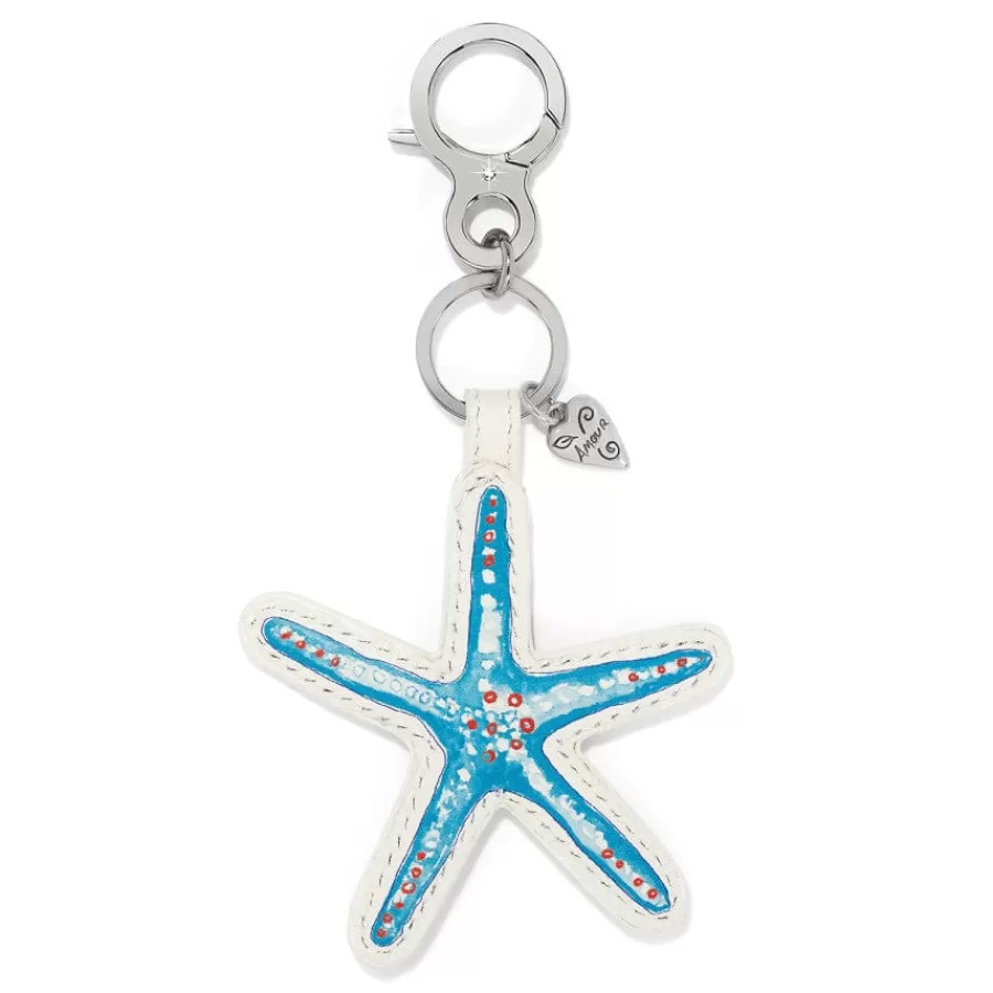 Key Fobs>Brighton Beachcomber Starfish Handbag Fob White-Multi