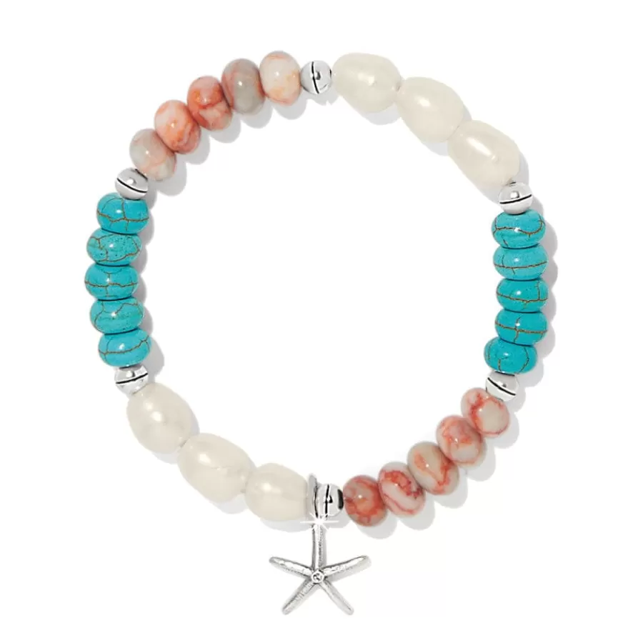 Bracelets>Brighton Beachcomber Stretch Bracelet Silver-Multi