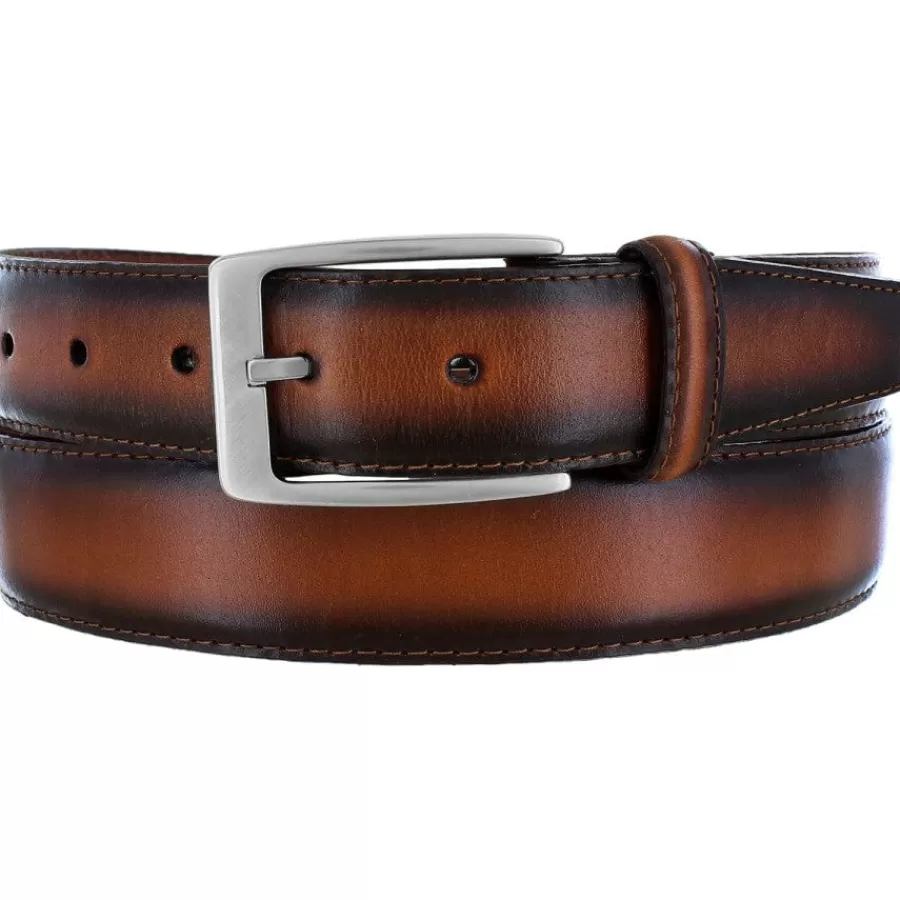 Men'S Belts & Wallets>Brighton Bedford Belt Tan