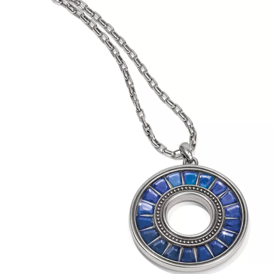 Necklaces>Brighton Bellissima Gems Blues Large Necklace Silver-Blues