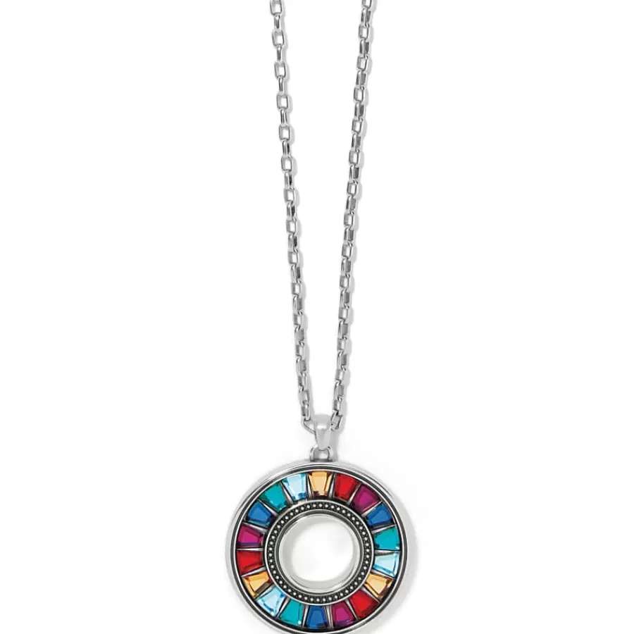 Necklaces>Brighton Bellissima Gems Large Necklace Silver-Multi