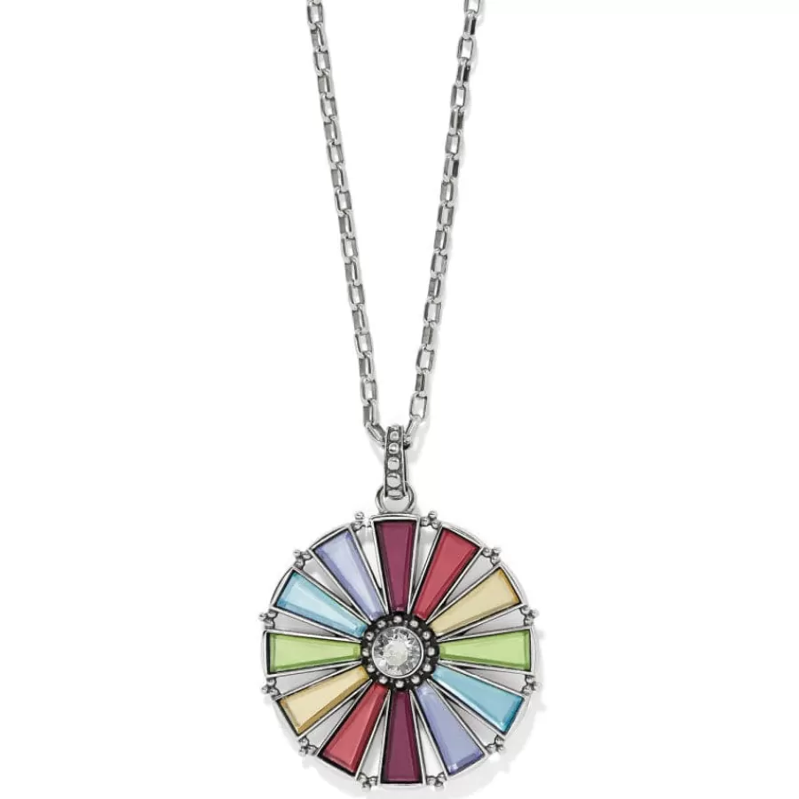 Necklaces>Brighton Bellissima Gems Ray Necklace Silver-Multi