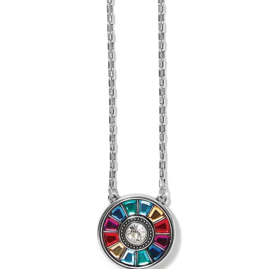 Necklaces>Brighton Bellissima Gems Small Necklace Silver-Multi