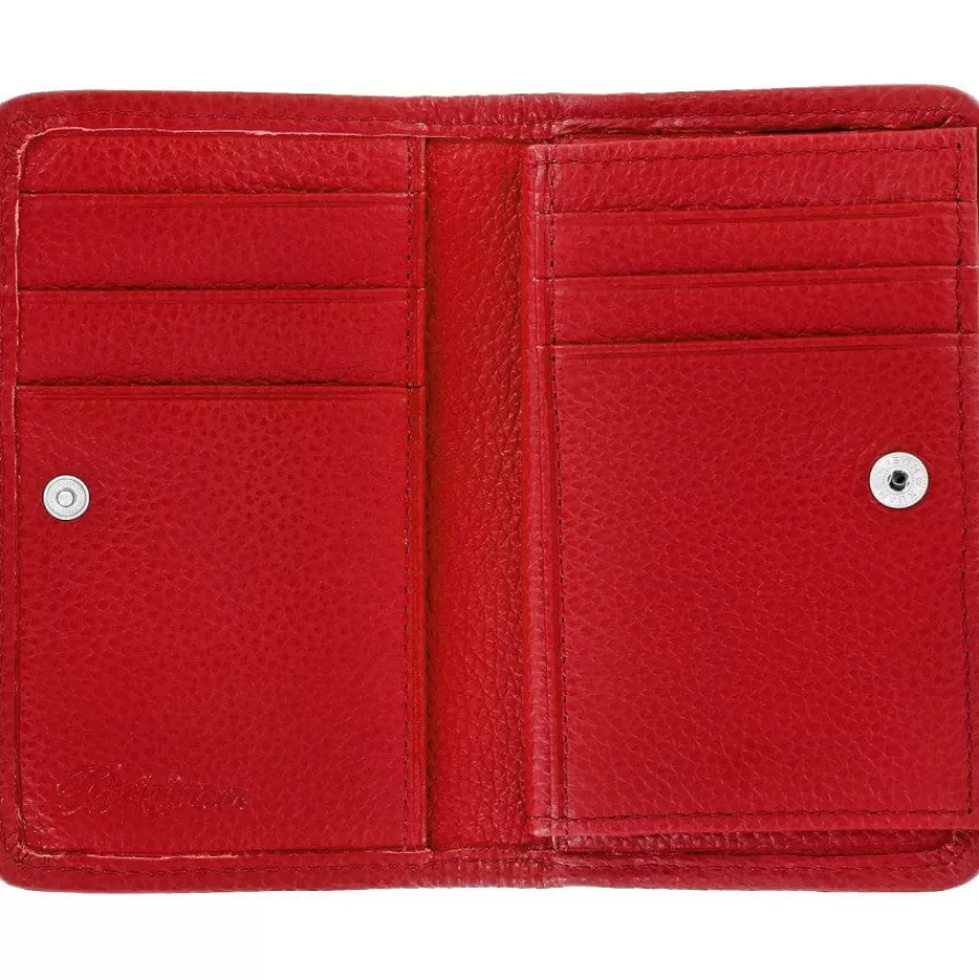 Wallets & Card Cases | Wallets & Card Cases>Brighton Bellissimo Heart Card Case LipstickPatentCroco