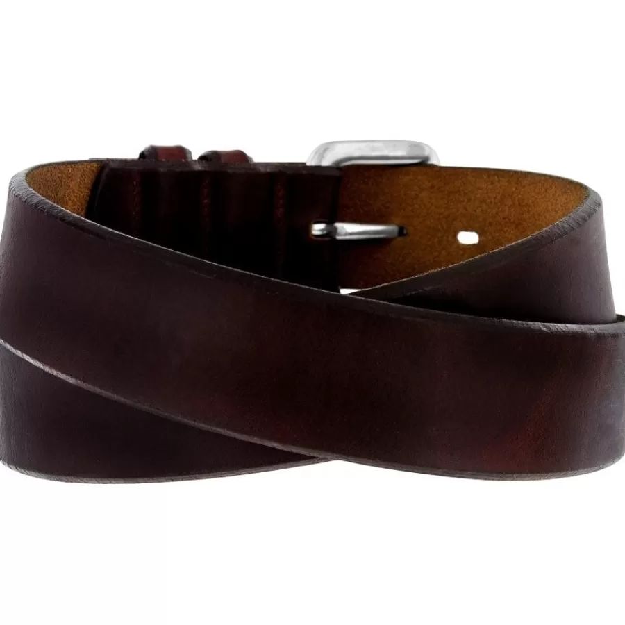 Men'S Belts & Wallets>Brighton Beveled City Gear Belt Brown