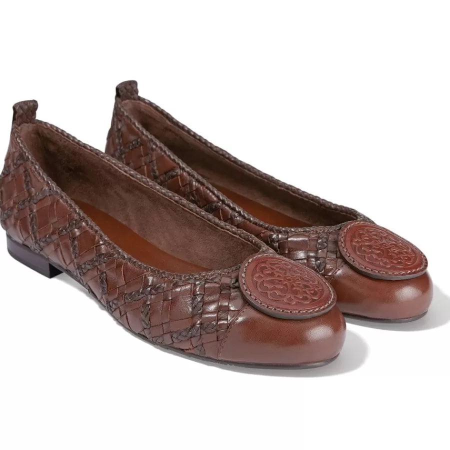 Flats>Brighton Bianca Ballerinas Caramel