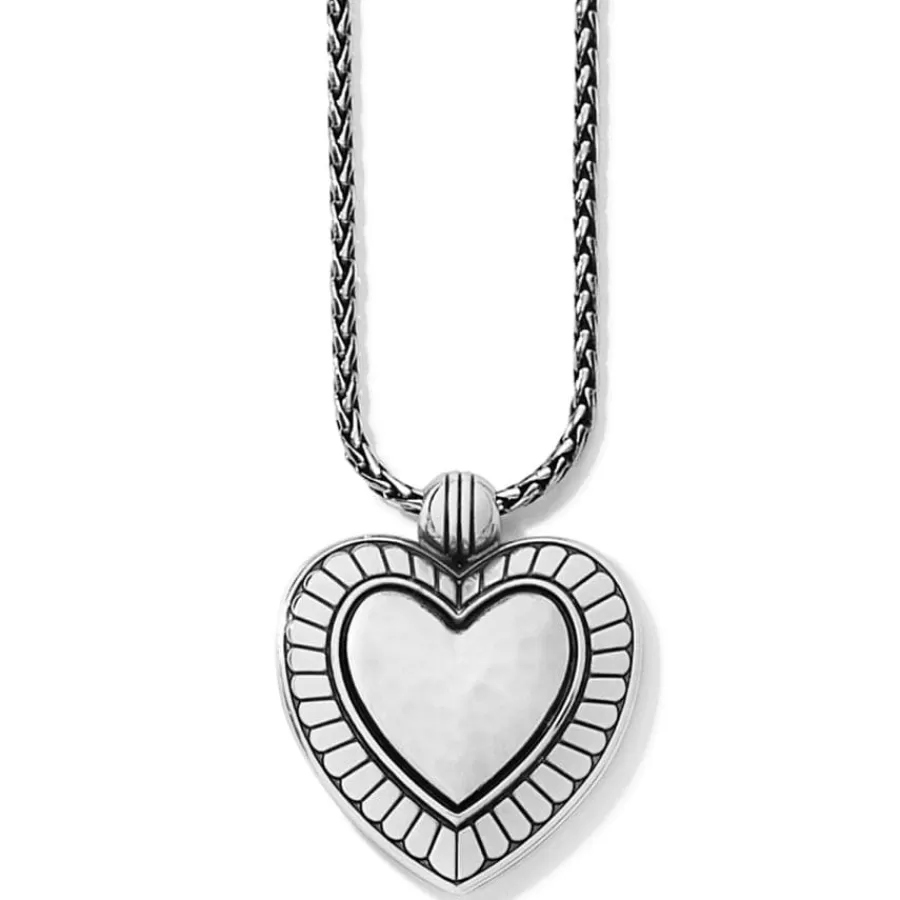 Necklaces>Brighton Big Sky Heart Necklace Silver