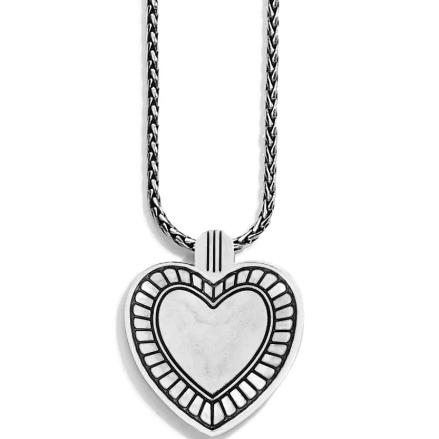 Necklaces>Brighton Big Sky Heart Necklace Silver