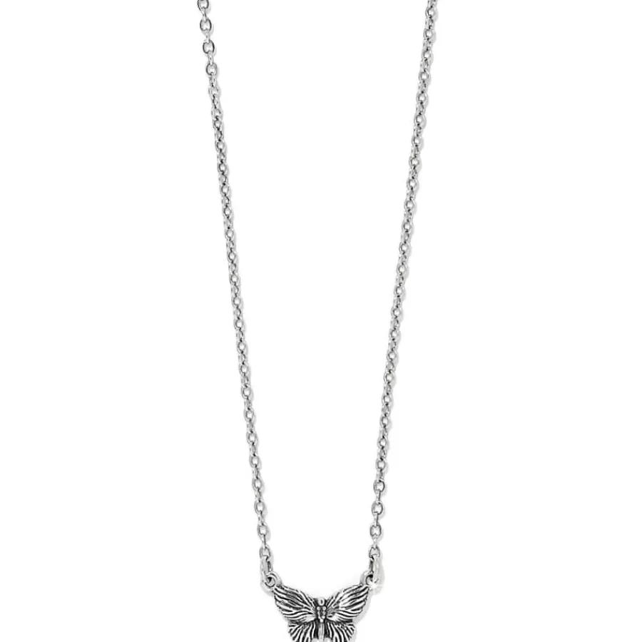 Necklaces>Brighton Bloom Petite Butterfly Necklace Silver