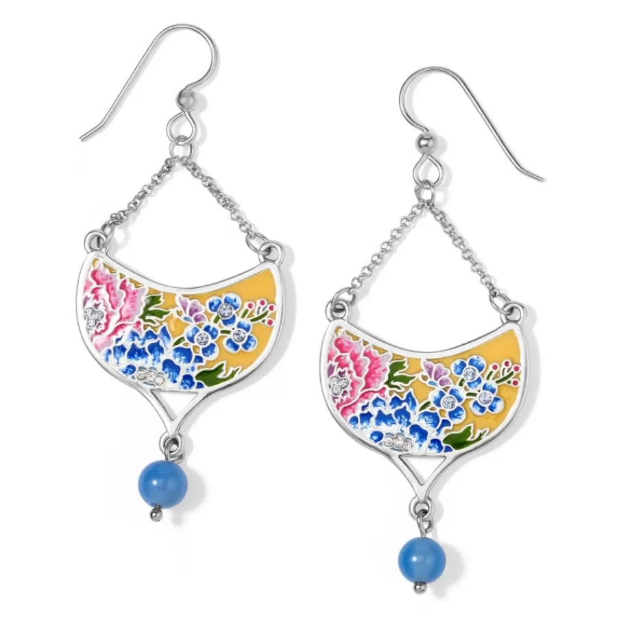 Earrings>Brighton Blossom Hill Garden Drop French Wire Earrings Silver-Multi