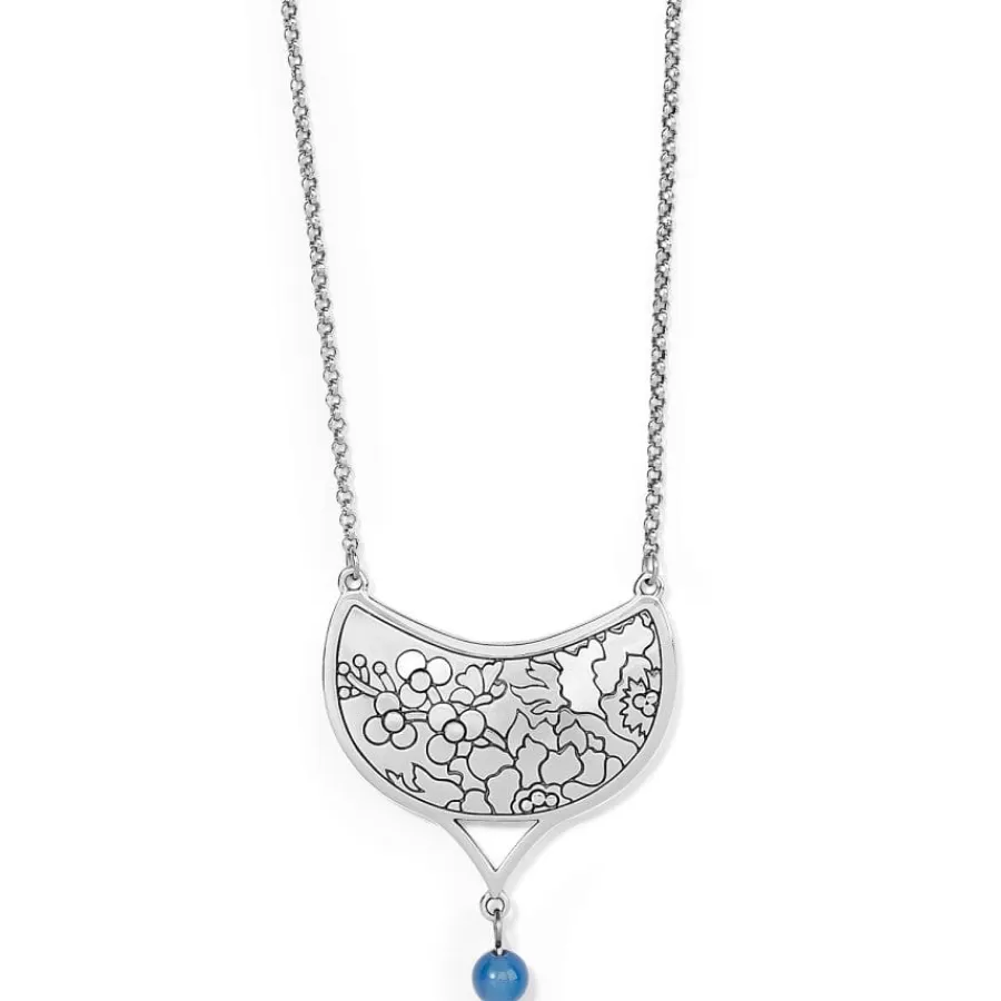 Necklaces>Brighton Blossom Hill Garden Drop Necklace Silver-Multi