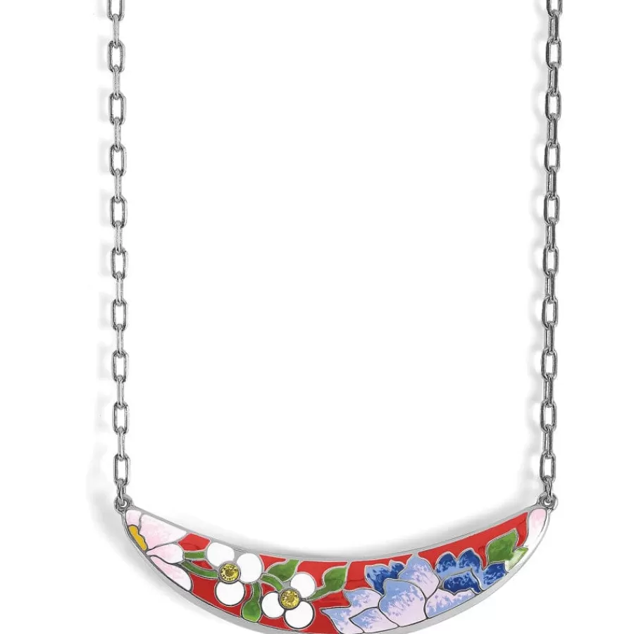 Necklaces>Brighton Blossom Hill Rouge Collar Necklace Red-Multi