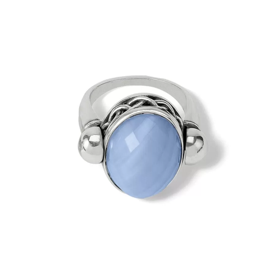 Rings>Brighton Blue Moon Ring Silver-Blue