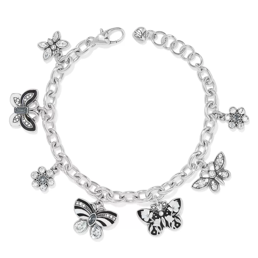 Bracelets>Brighton Botanique Garden Charm Bracelet Silver-Black