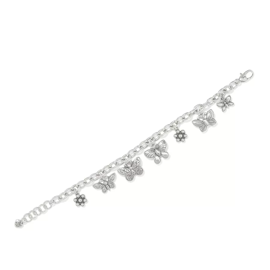 Bracelets>Brighton Botanique Garden Charm Bracelet Silver-Black