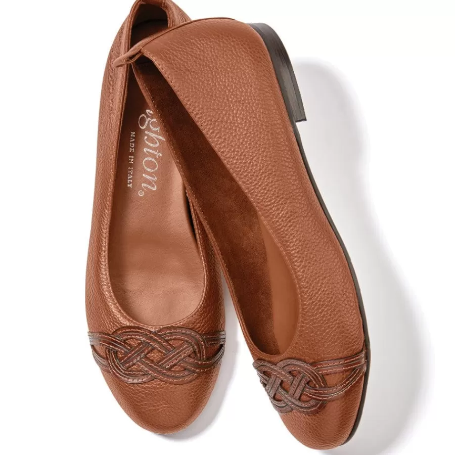 Flats>Brighton Brigit Ballerinas Bourbon