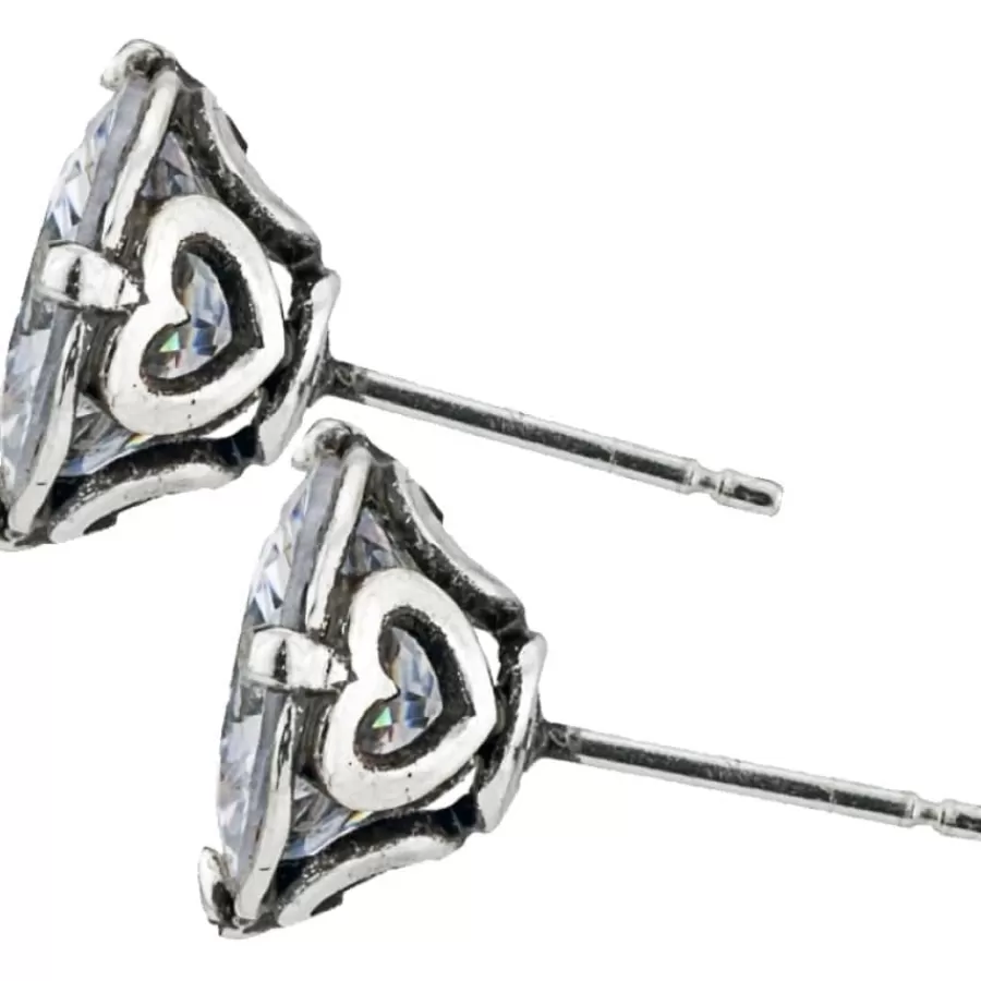 Earrings>Brighton Brilliance 10MM Post Earrings Silver