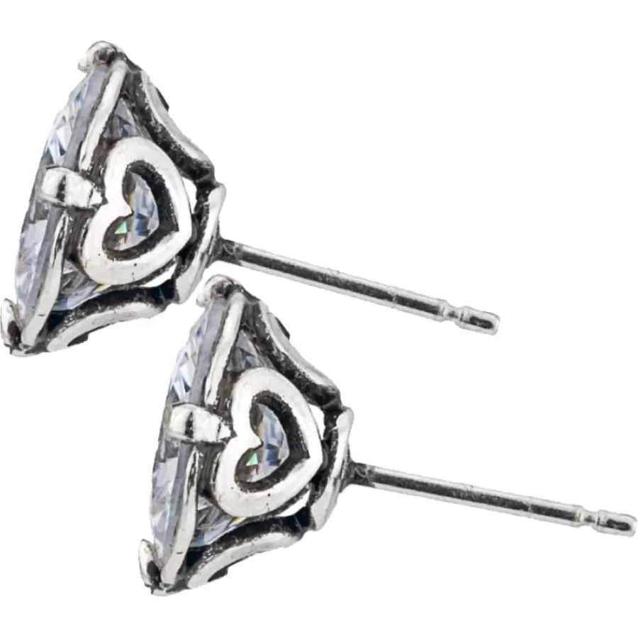 Earrings>Brighton Brilliance 9MM Post Earrings Silver