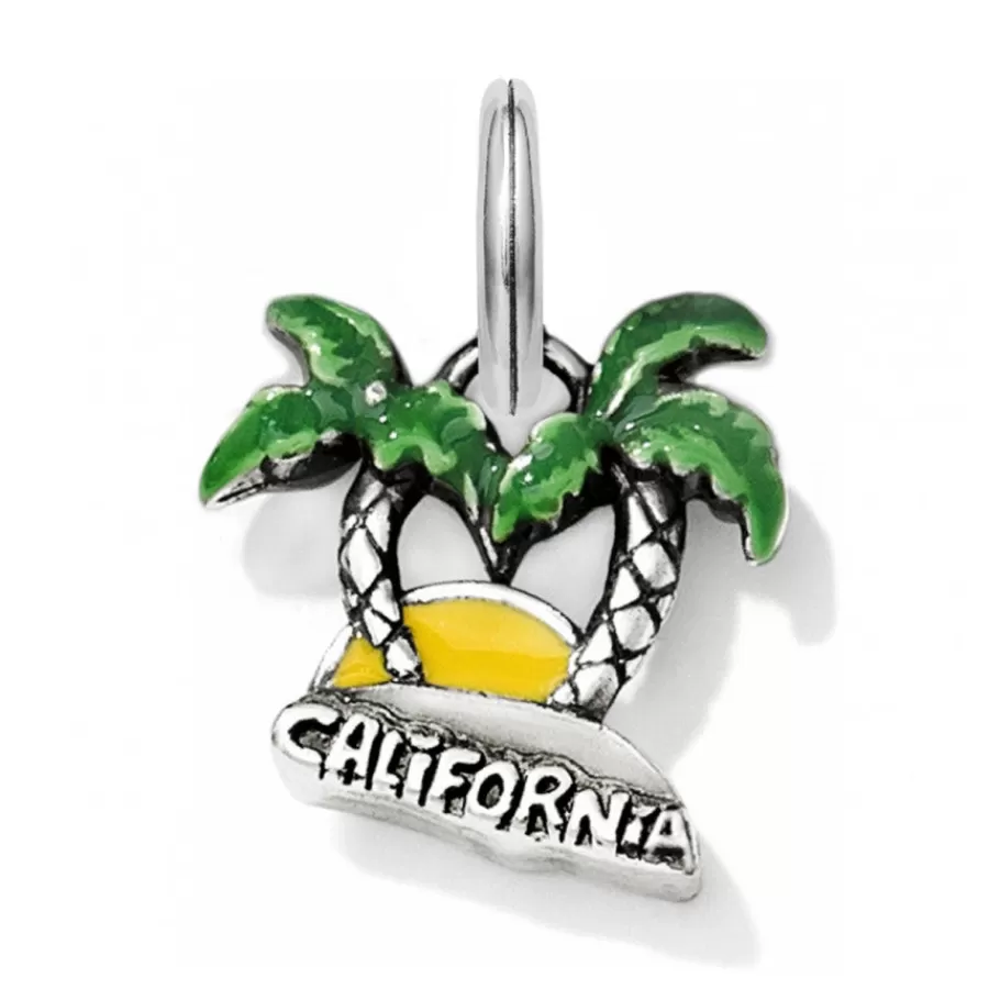 Charms>Brighton California Charm Silver-Multi