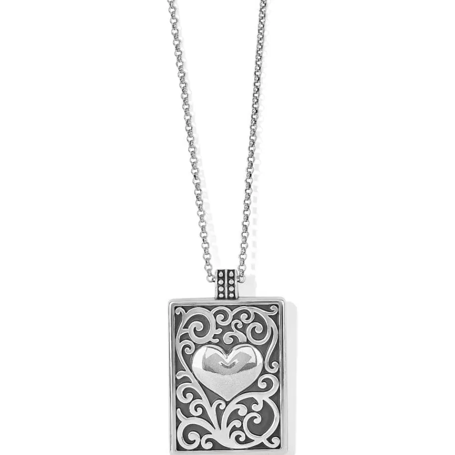 Necklaces>Brighton Carlotta Heart Pendant Necklace Silver