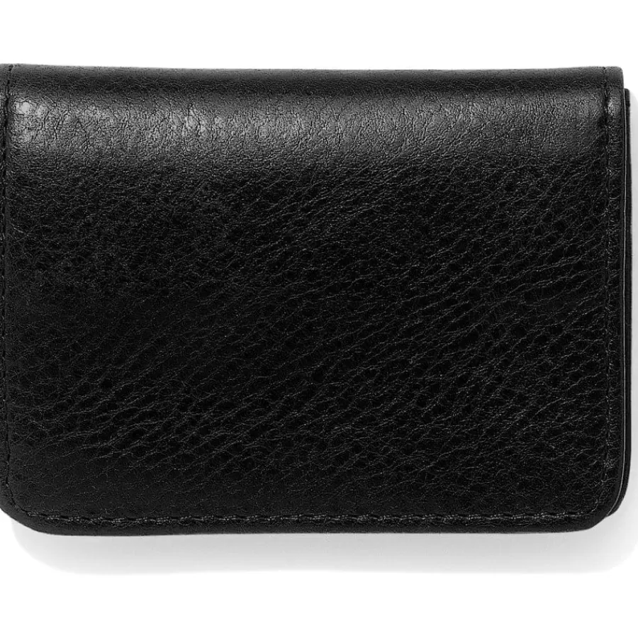 Men'S Belts & Wallets>Brighton Carnegie Flip Wallet Black