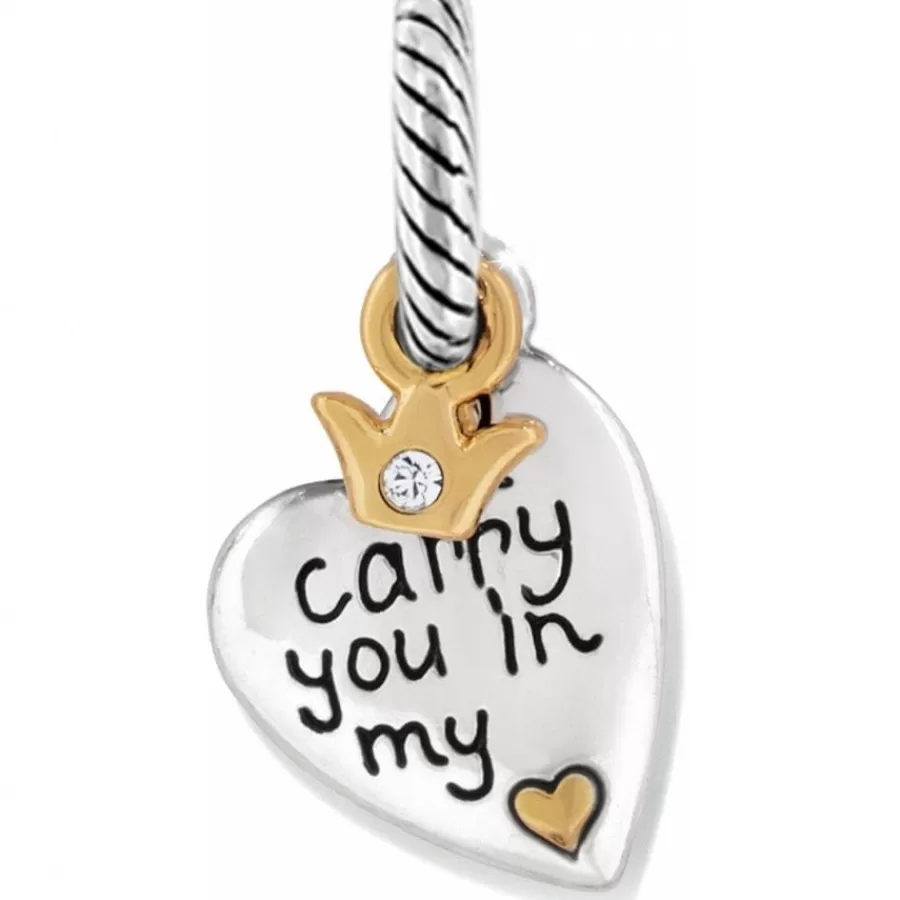 Charms>Brighton Carry You Charm Silver-Gold