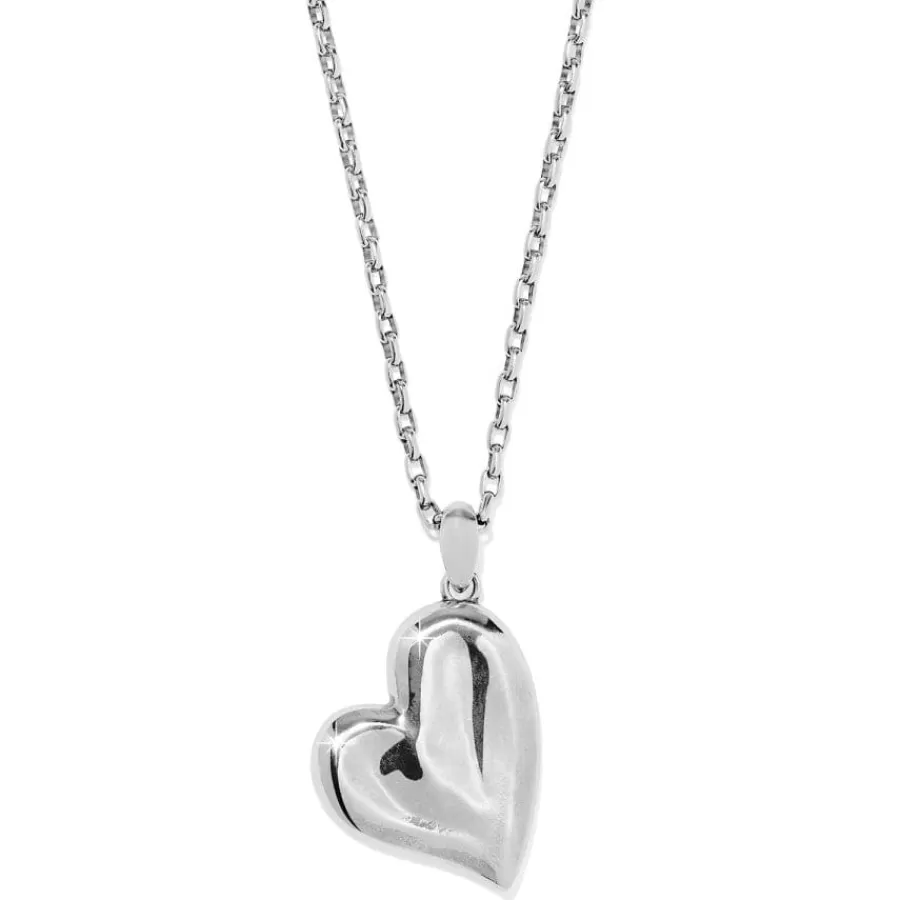 Necklaces>Brighton Cascade Heart Reversible Necklace Silver-Gold