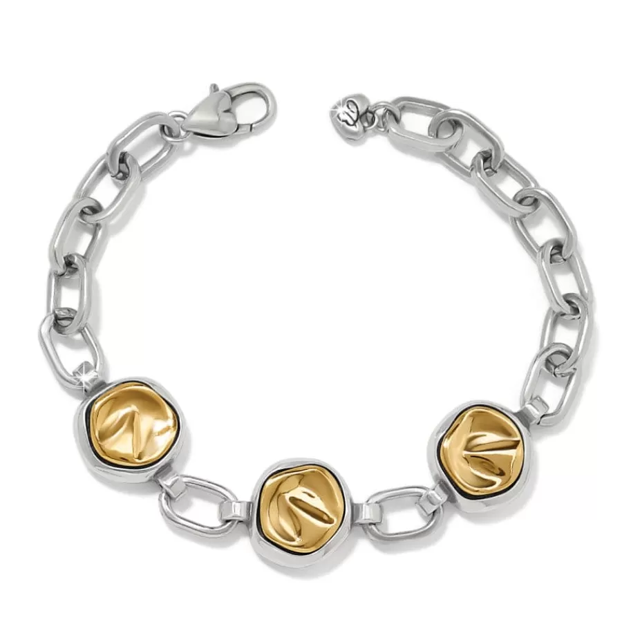 Bracelets>Brighton Cascade Round Bracelet Silver-Gold