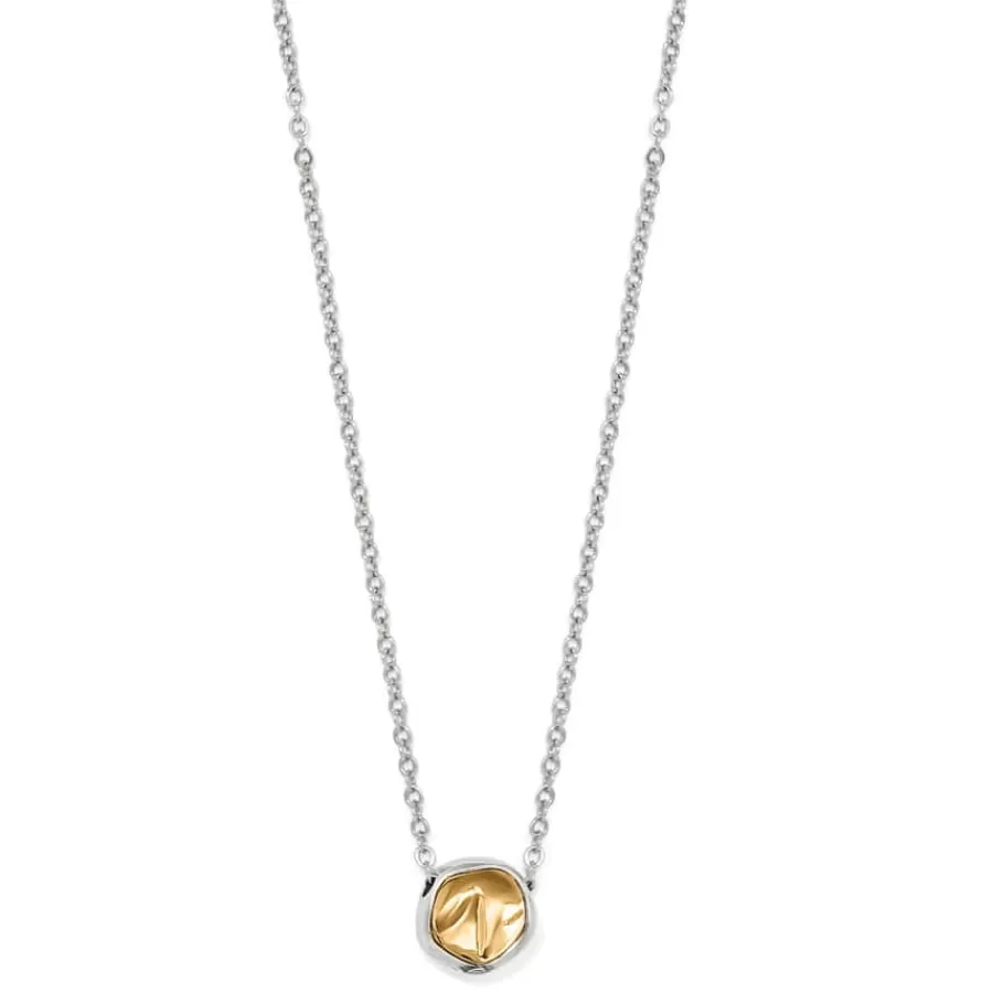 Necklaces>Brighton Cascade Round Petite Necklace Silver-Gold